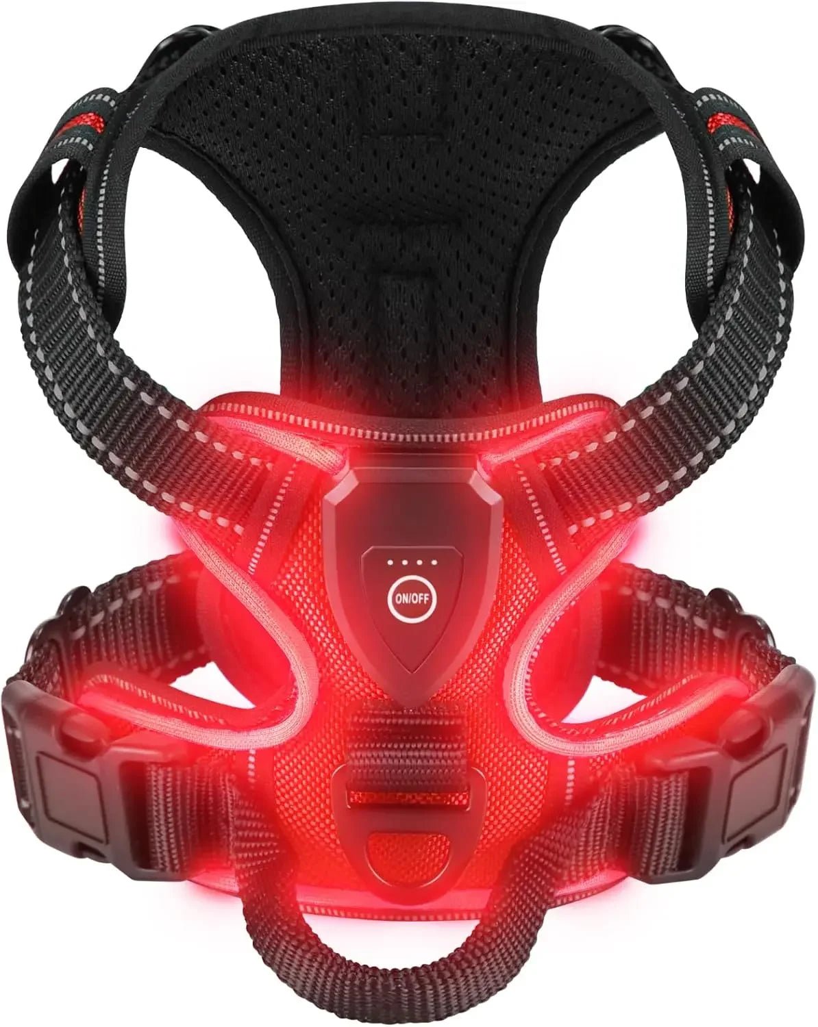 Premium LED Hundegeschirr – Aufladbar & Sicher - PfotenEshop