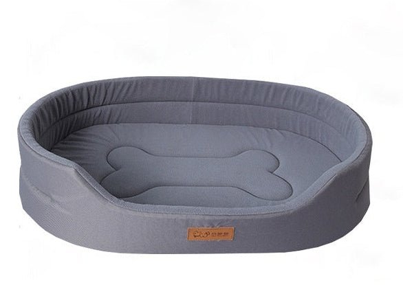 Premium Vier - Jahreszeiten Hundebett "Classic Comfort" – Robust & Bissfest - PfotenEshop