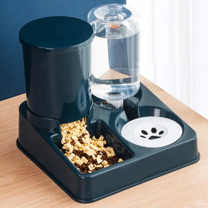 2 - in - 1 Automatischer Fressnapf & Wasserspender für Hunde & Katzen - PfotenEshop
