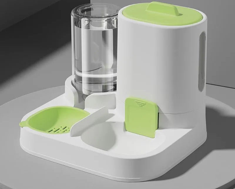 2 - in - 1 Automatischer Fressnapf & Wasserspender für Hunde & Katzen - PfotenEshop