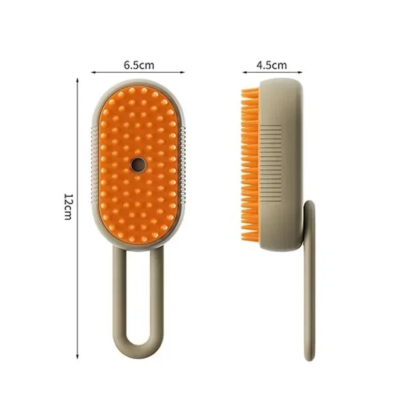 3 - in - 1 Dampf - Haustierbürste | Effektive Fellpflege für Hunde & Katzen - PfotenEshop