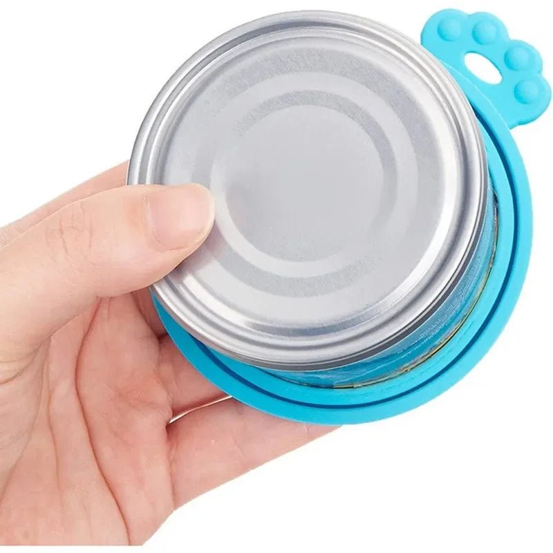 🔥 4er SET: Universal Silikon - Dosendeckel – Frischhalte - Deckel für Tiernahrung - PfotenEshop