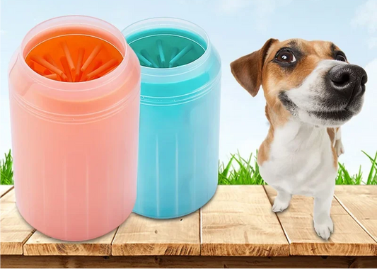 Mobiler Hundepfoten-Reiniger | Sanfte Silikonborsten | Schnelle Reinigung