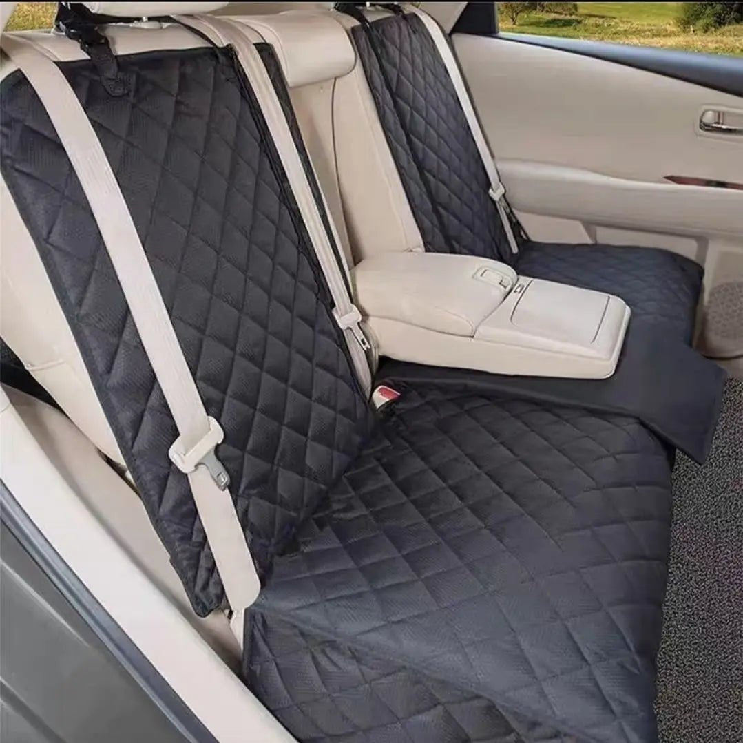 Premium Auto-Hundedecke Rückbank | Wasserdicht & Robust (143x128cm) - PfotenEshop