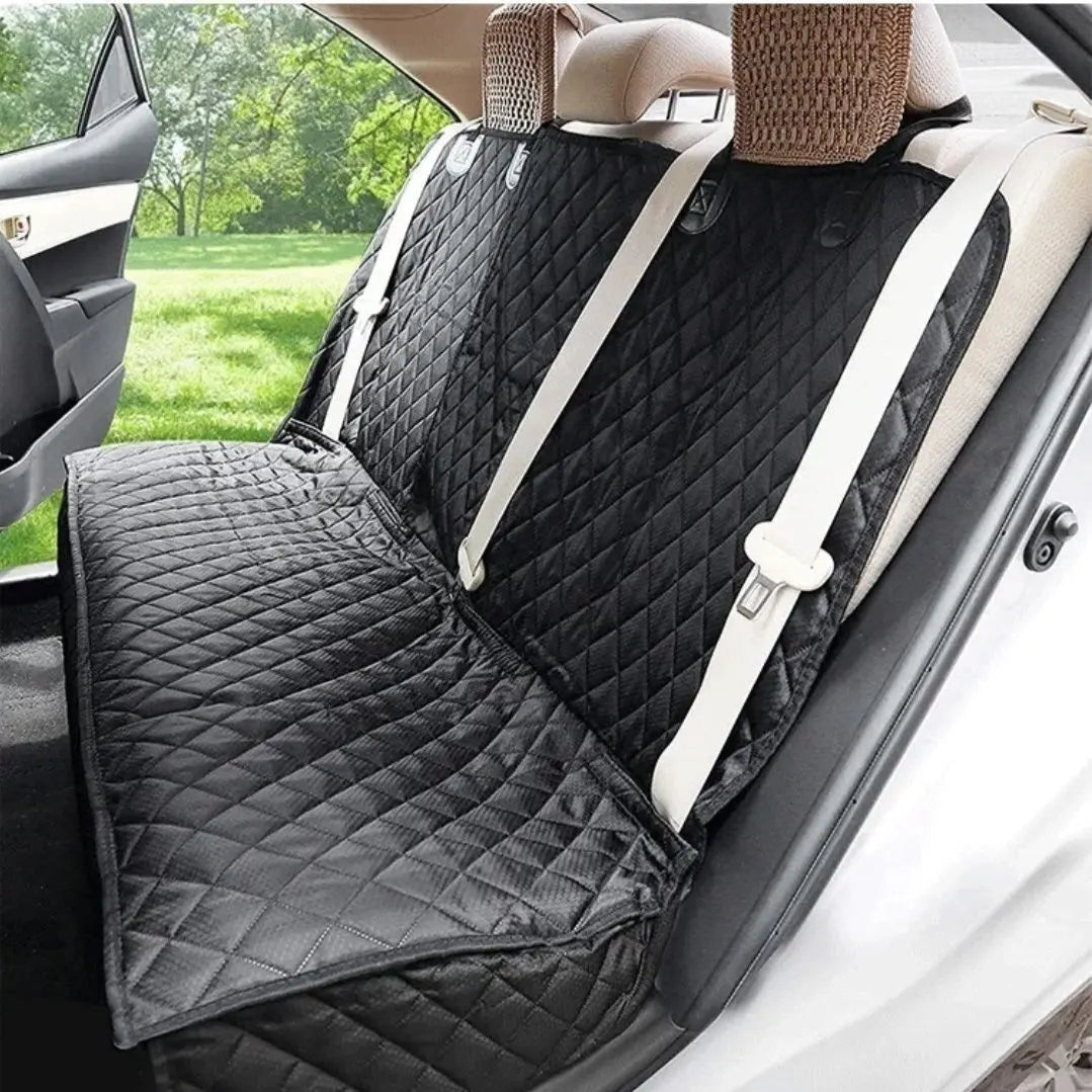 Premium Auto-Hundedecke Rückbank | Wasserdicht & Robust (143x128cm) - PfotenEshop