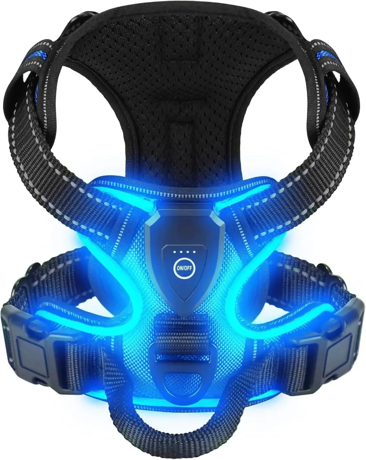 Premium LED Hundegeschirr – Aufladbar & Sicher - PfotenEshop