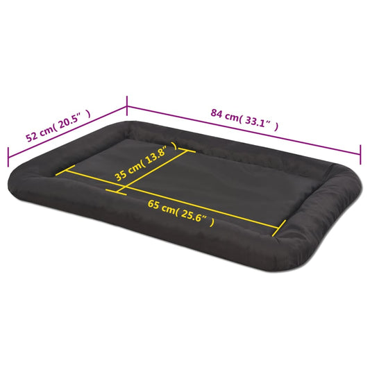Premium Outdoor Hundebett – Wasserabweisend, Robust & Rutschfest – Schwarz - PfotenEshop