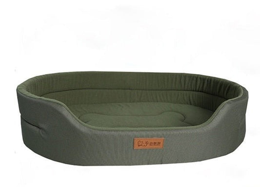 Premium Vier - Jahreszeiten Hundebett "Classic Comfort" – Robust & Bissfest - PfotenEshop