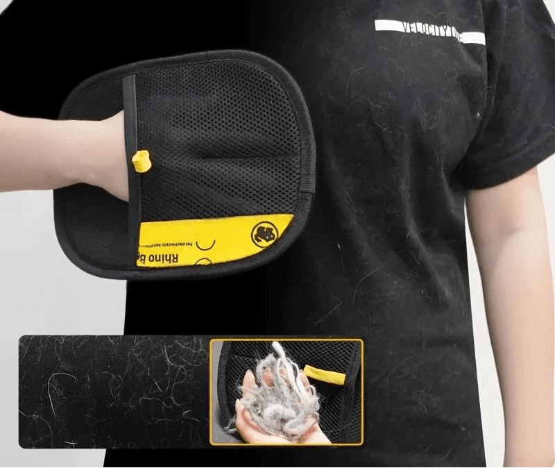 Profi Elektrostatische Tierhaar - Bürste – Magnetische Reinigung für Zuhause & Auto - PfotenEshop